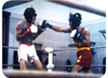 ボクシングの試合の写真